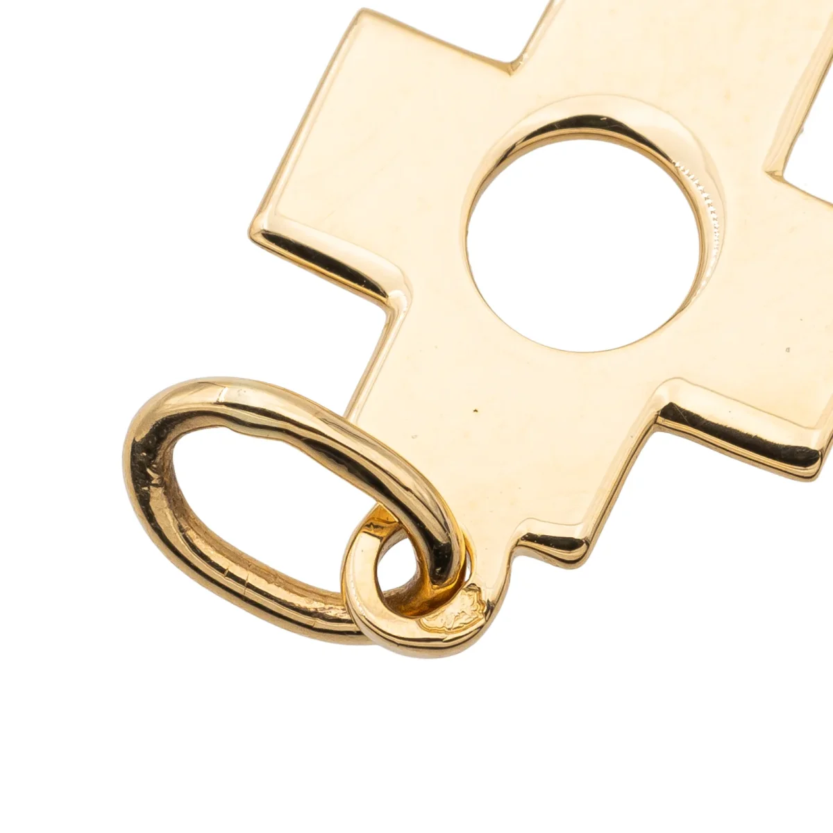 Dinh van Pendentif Croix Or jaune – Image 7