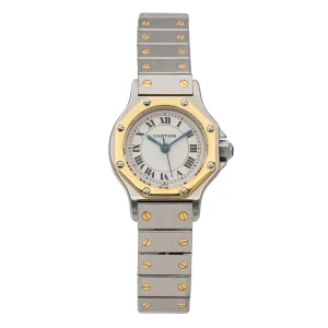 Cartier Montre Santos Acier, Or jaune