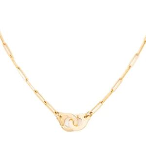 Dinh van Collier Menottes R10 Or jaune