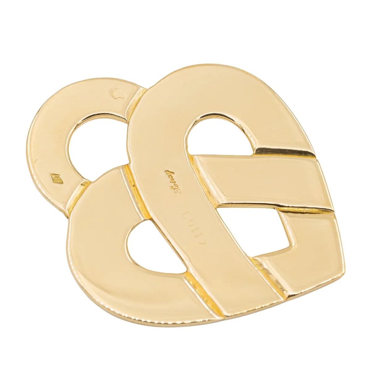 Poiray Pendentif Cœur entrelacé Or jaune – Image 7