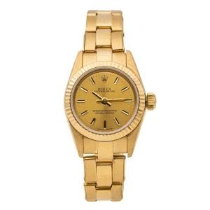 Rolex Montre Lady oyster perpetual Or jaune