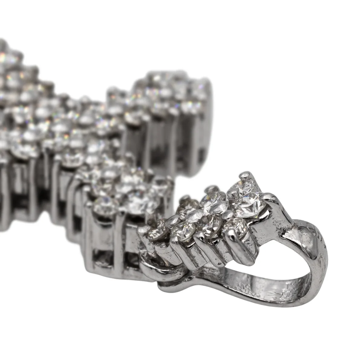 Pendentif Croix Or blanc Diamant – Image 7