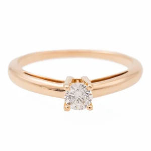 Mauboussin Bague Solitaire  Or rose Diamant