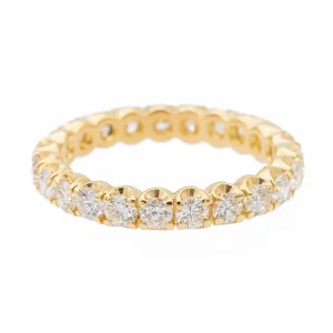 Bague Alliance américaine Or jaune Diamant