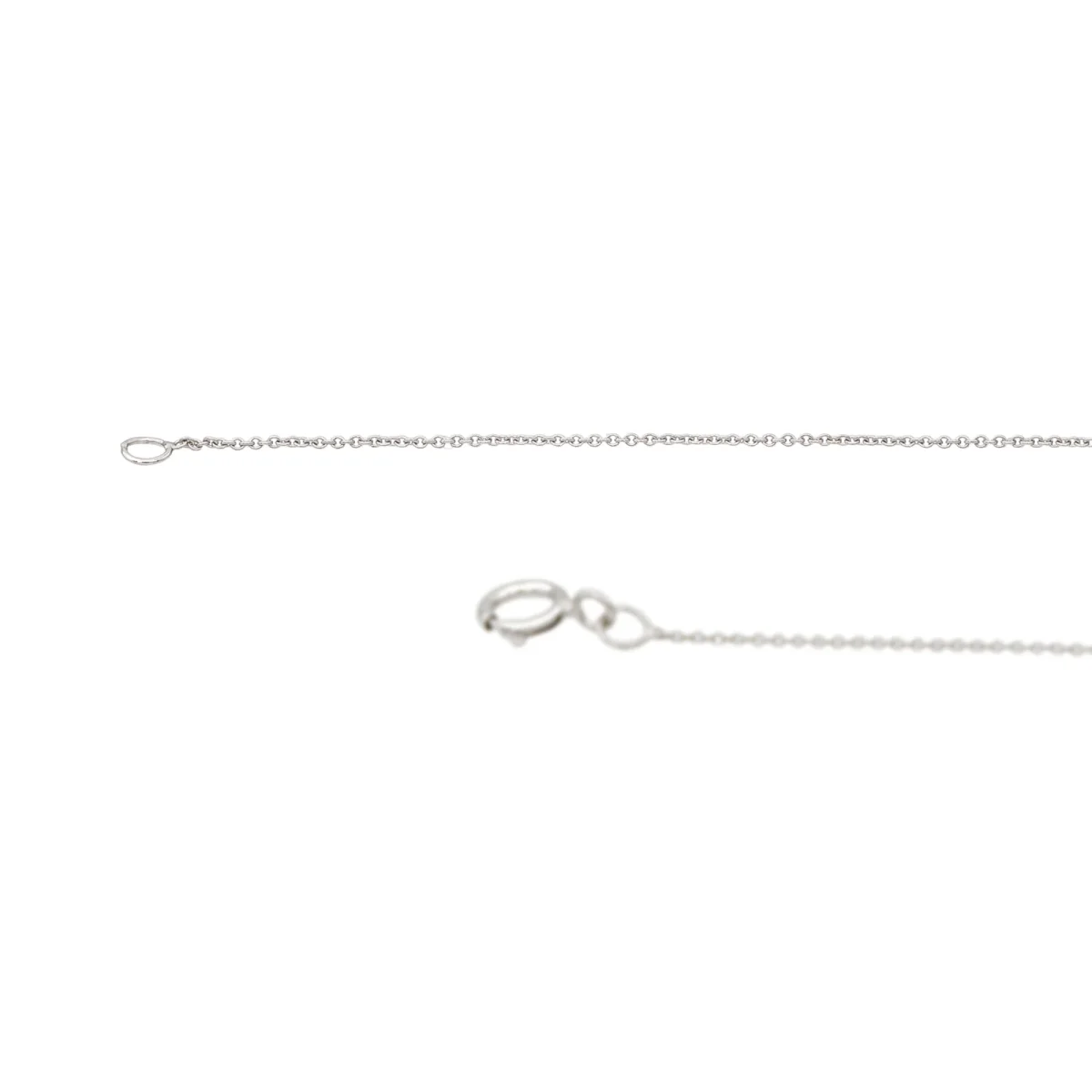 Collier Solitaire Or blanc Diamant – Image 8