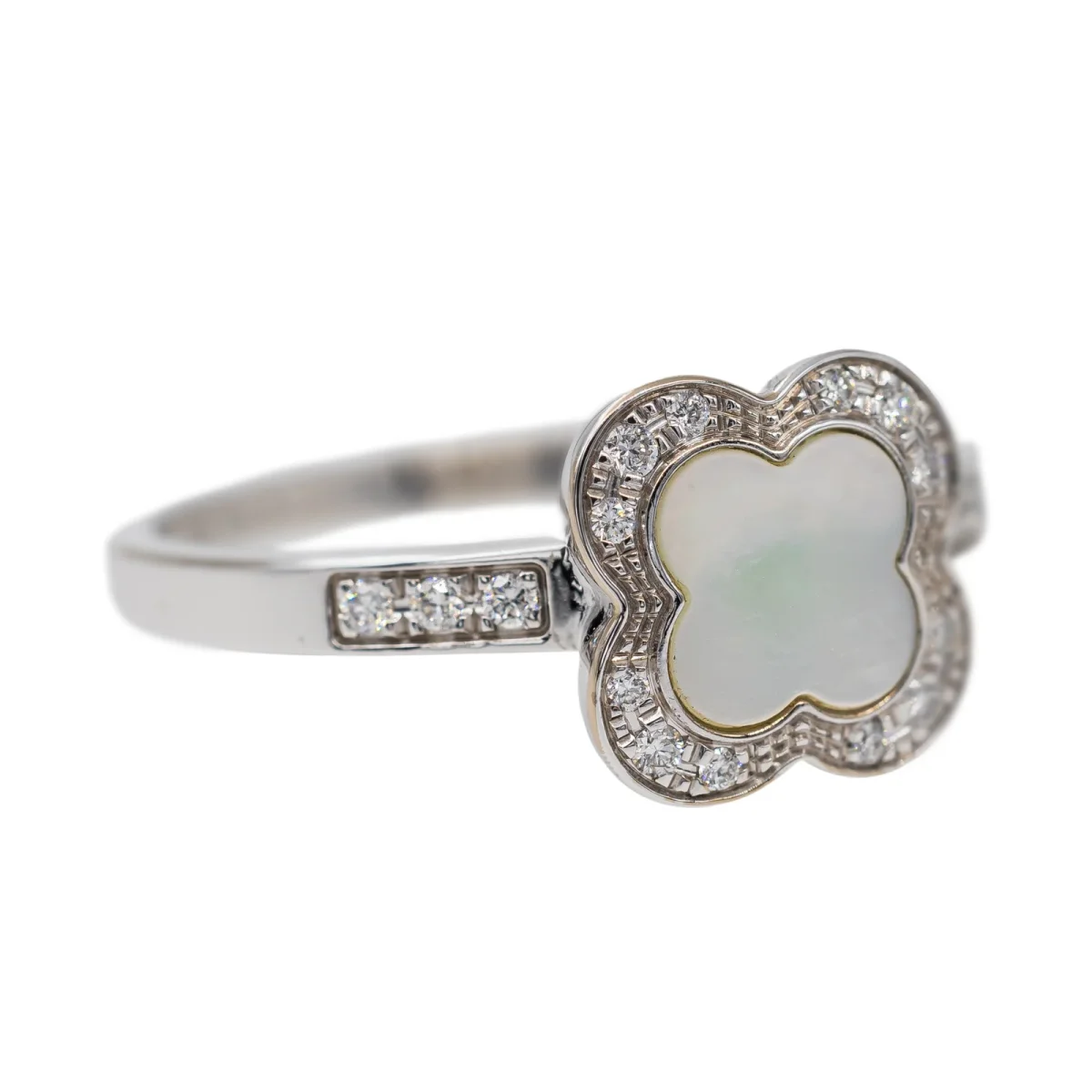 Mauboussin Bague Trèfle de toi Or blanc Nacre, Diamant – Image 8