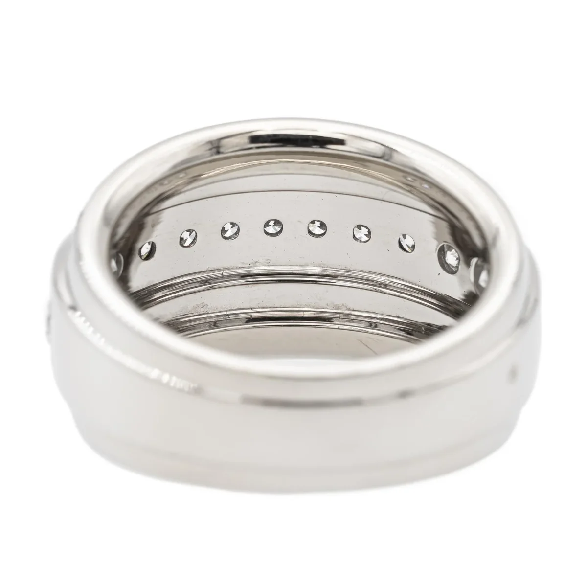 Chopard Bague Bandeau La strada Or blanc Diamant – Image 7