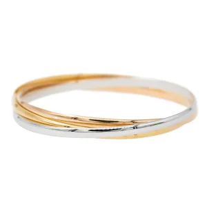 Bracelet Jonc Or rose, Or blanc, Or jaune