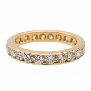 Bague Alliance Or jaune Diamant