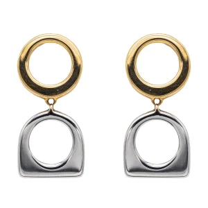Fred Boucles d'oreilles Bicolore Success Or jaune, Or blanc