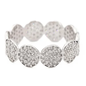 Ginette ny Bague Alliance Mini ever eternity band Or blanc Diamant