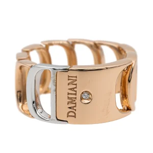 Damiani Bague  Or rose, Or blanc Diamant