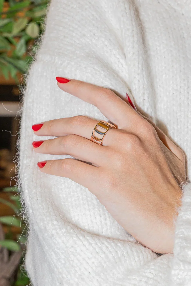 Damiani Bague Or rose, Or blanc Diamant – Image 3