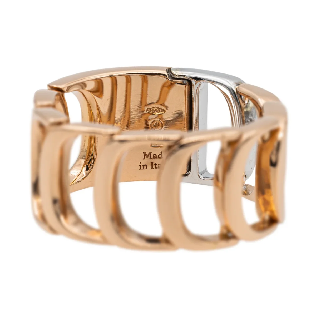 Damiani Bague Or rose, Or blanc Diamant – Image 4