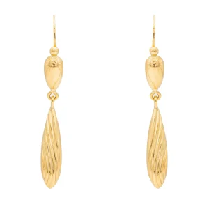 Boucles d'oreilles Dormeuses Or jaune