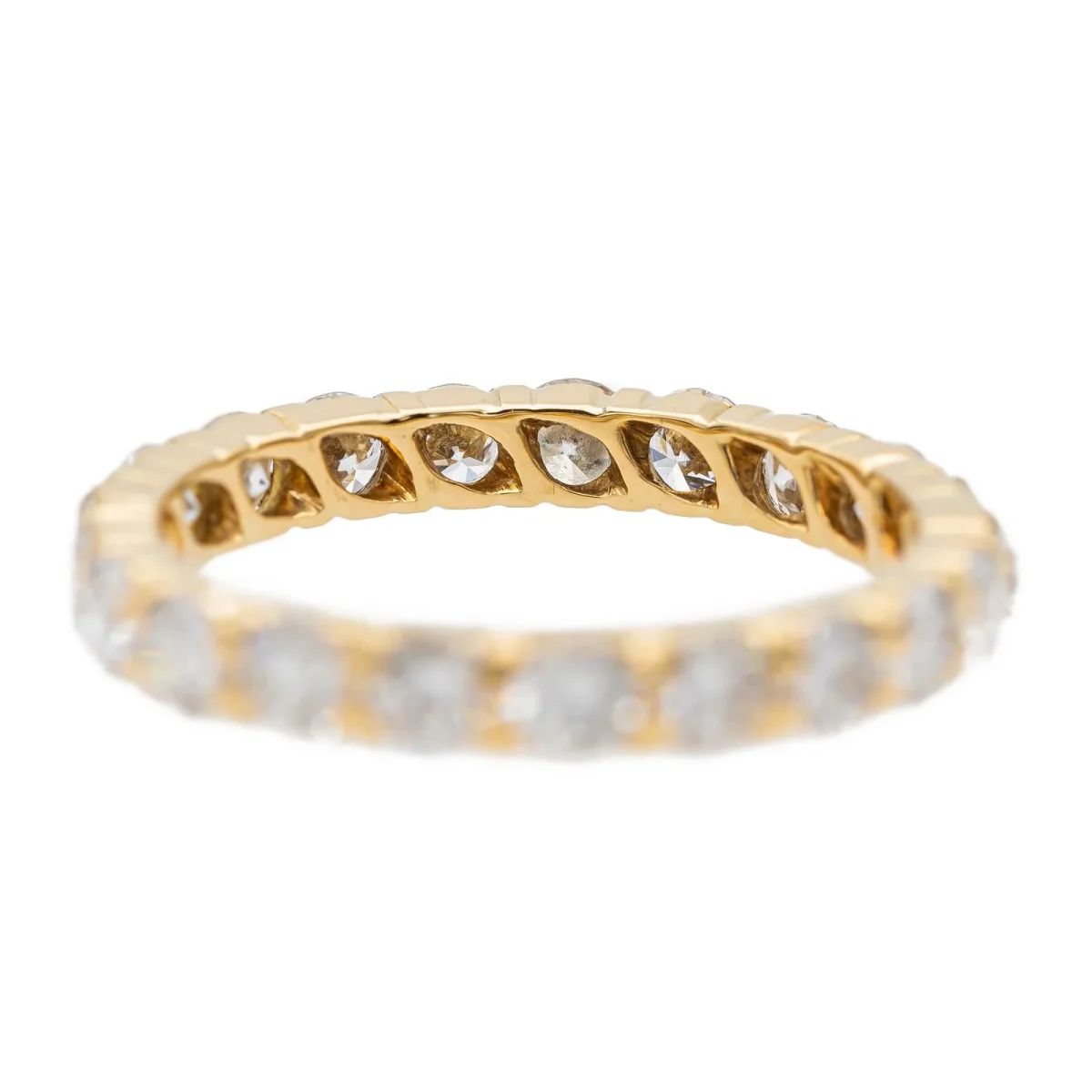 Bague Alliance Or jaune Diamant – Image 4