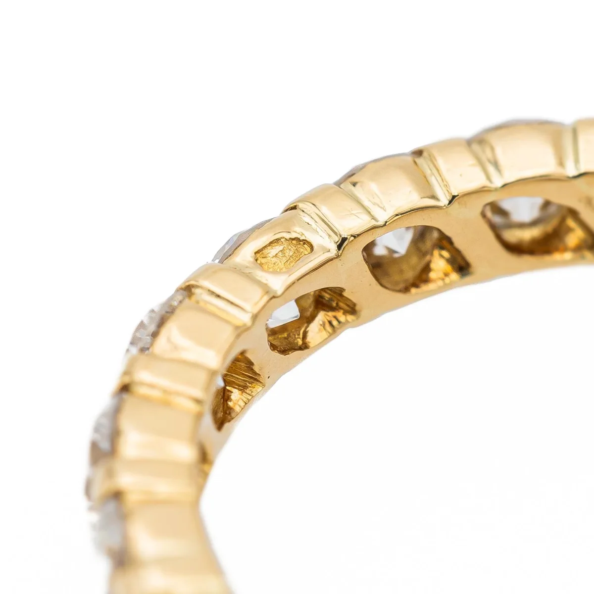 Bague Alliance Or jaune Diamant – Image 5