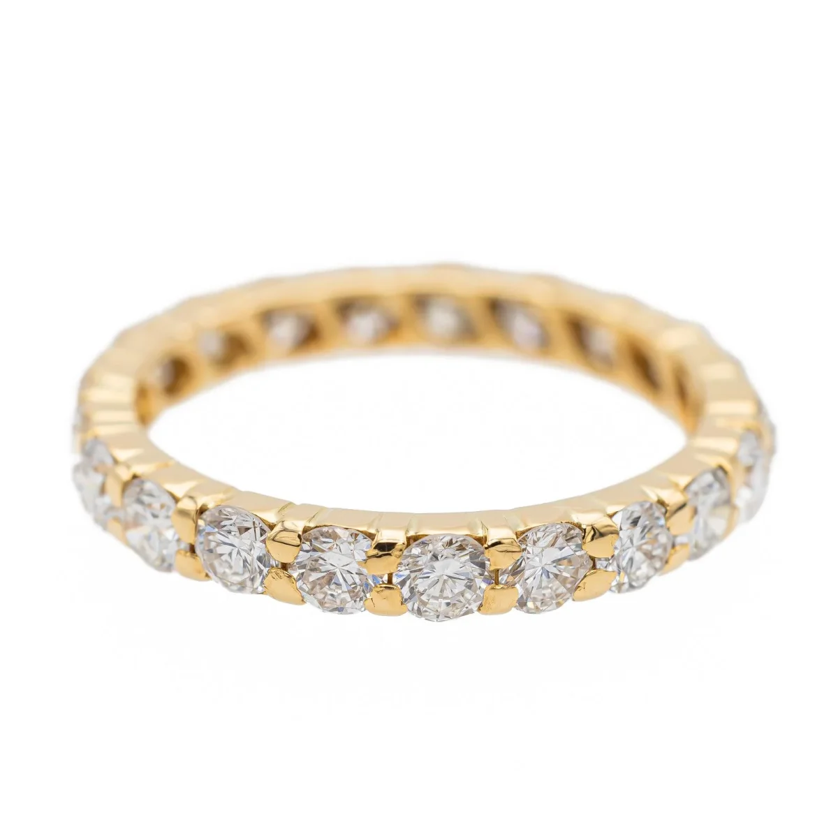 Bague Alliance Or jaune Diamant – Image 7