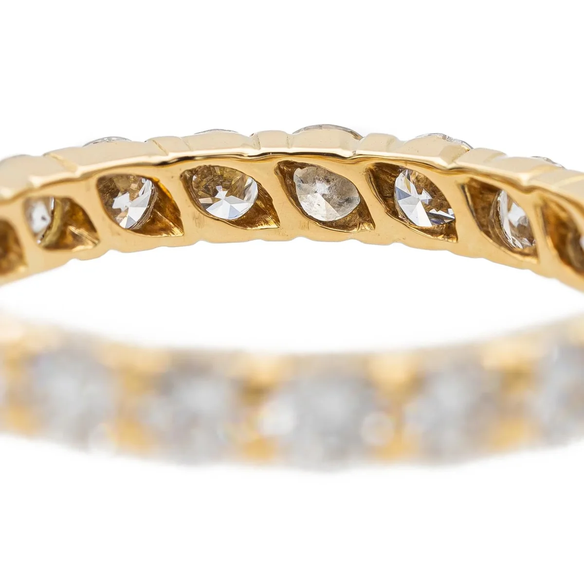 Bague Alliance Or jaune Diamant – Image 8