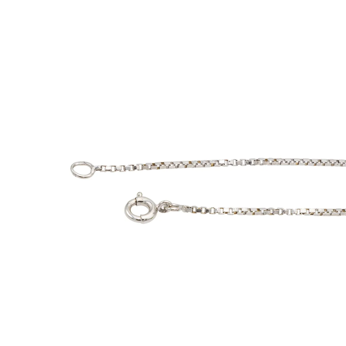 Collier Pendentif Or blanc Emeraude, Diamant – Image 8