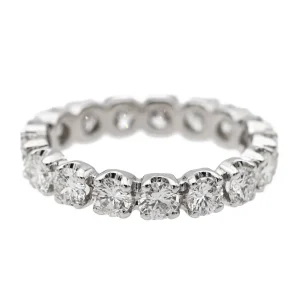 Bague Alliance américaine Or blanc Diamant