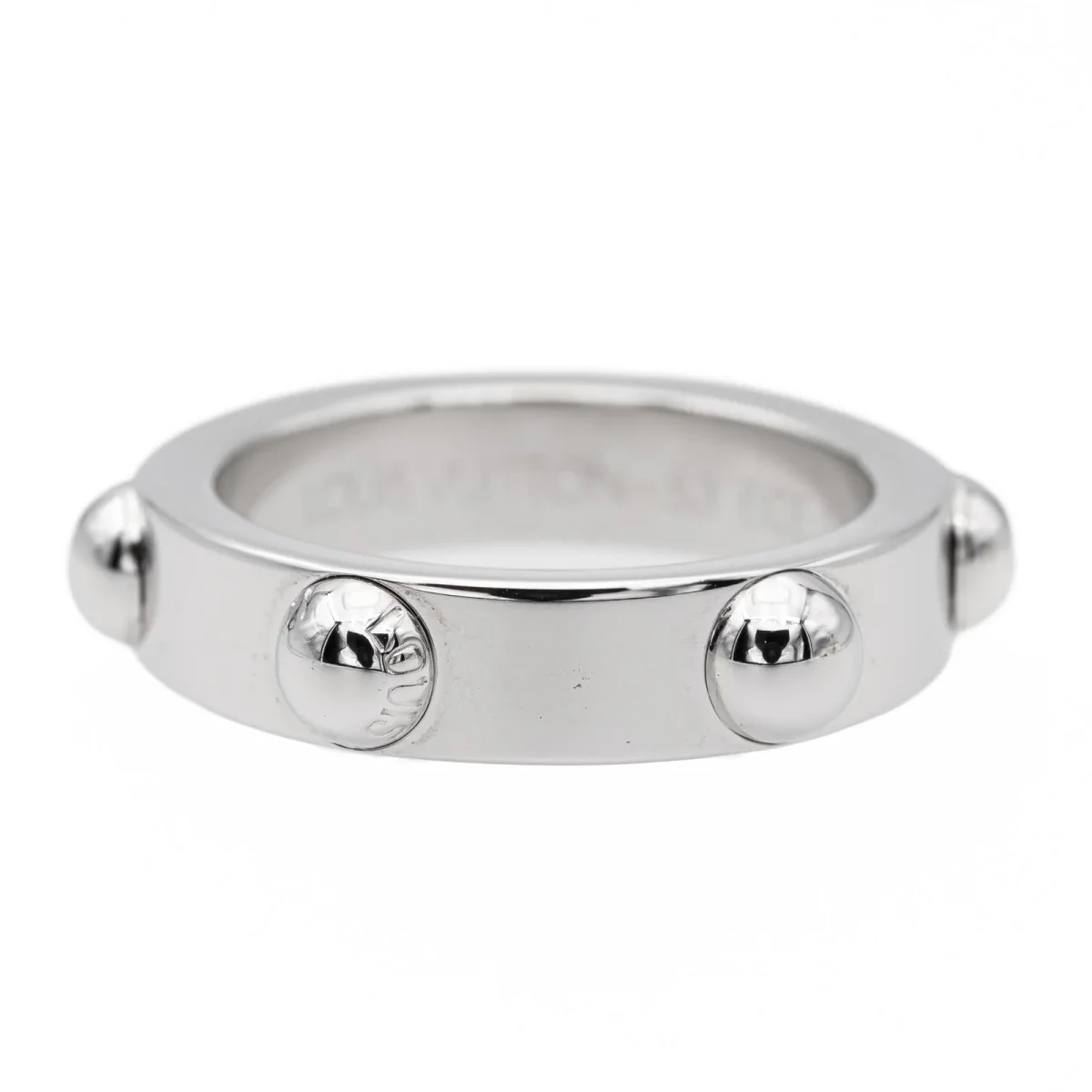 Louis vuitton Bague Clous Or blanc – Image 2