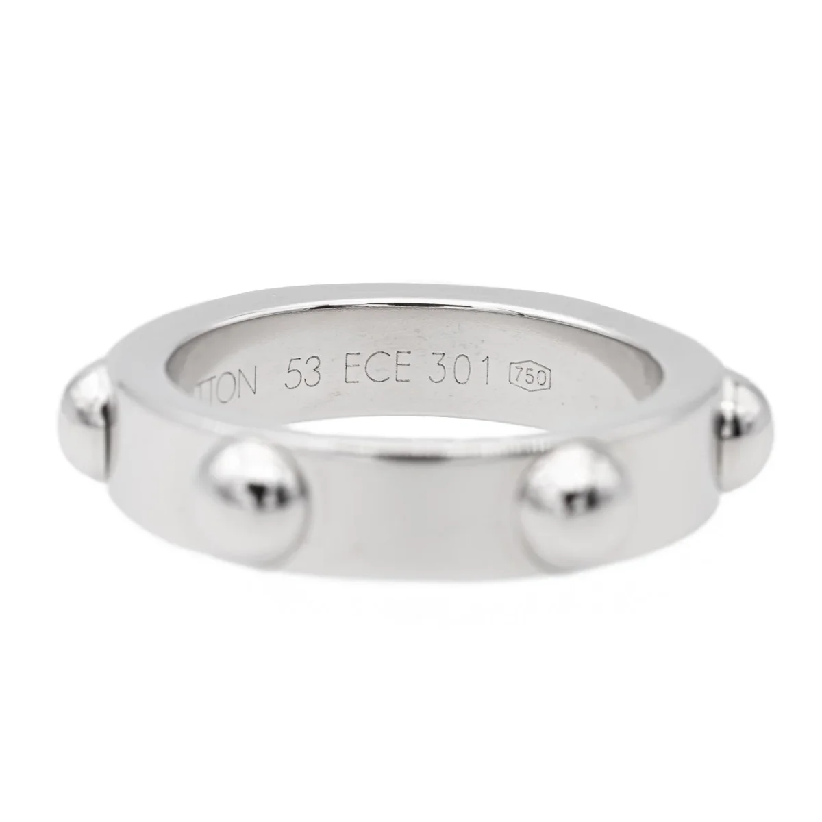 Louis vuitton Bague Clous Or blanc – Image 5