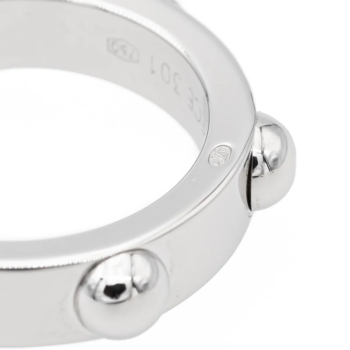 Louis vuitton Bague Clous Or blanc – Image 8