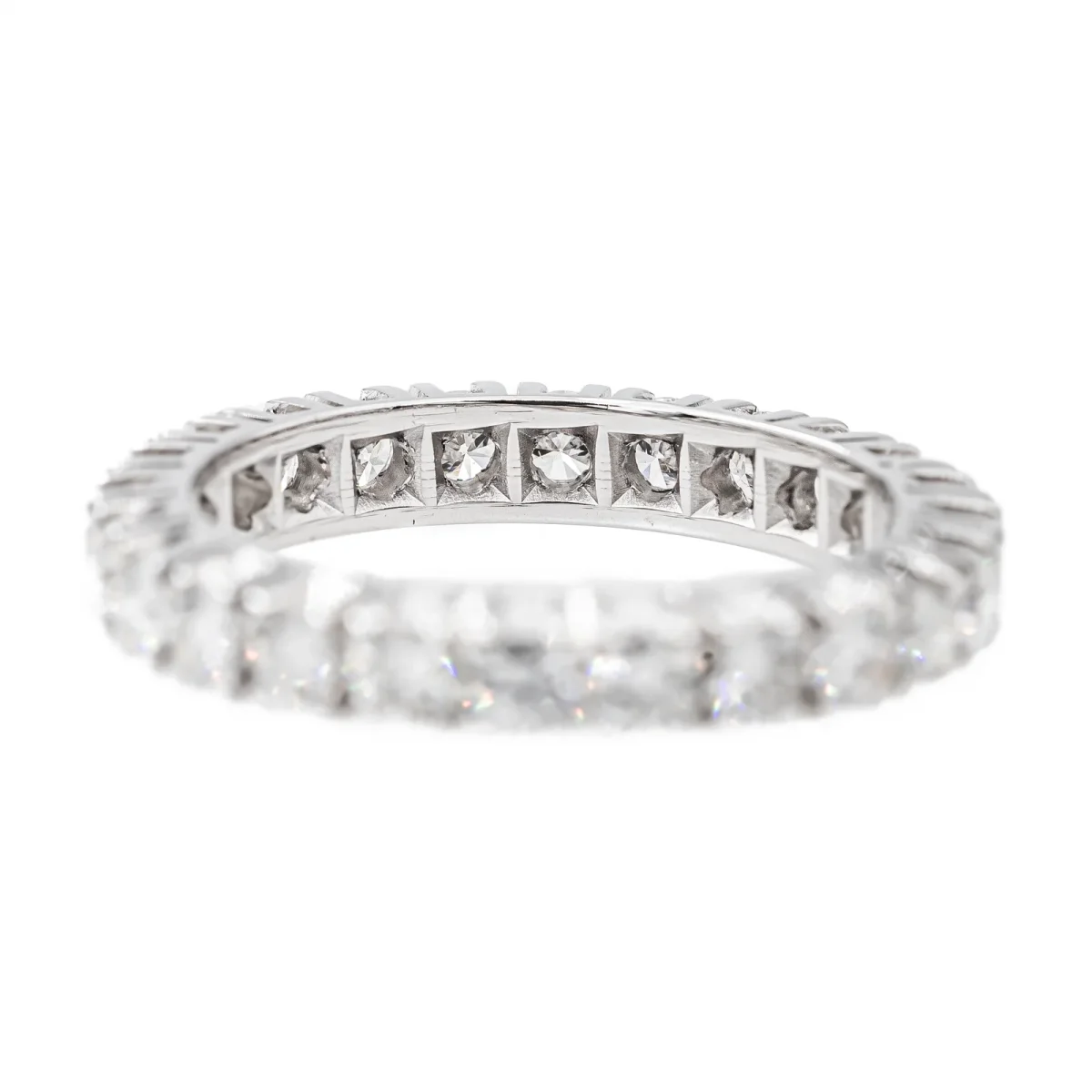 Bague Alliance Or blanc Diamant – Image 7