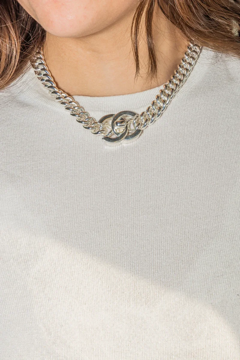 Chanel Collier Printemps 1996 Argent – Image 3