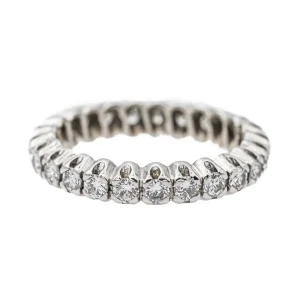 Bague Alliance Or blanc Diamant