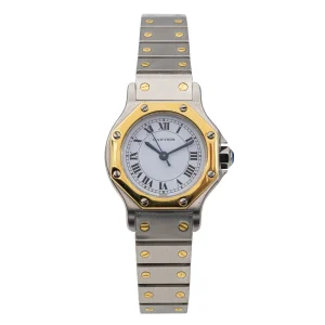 Cartier Montre Santos Acier, Or jaune