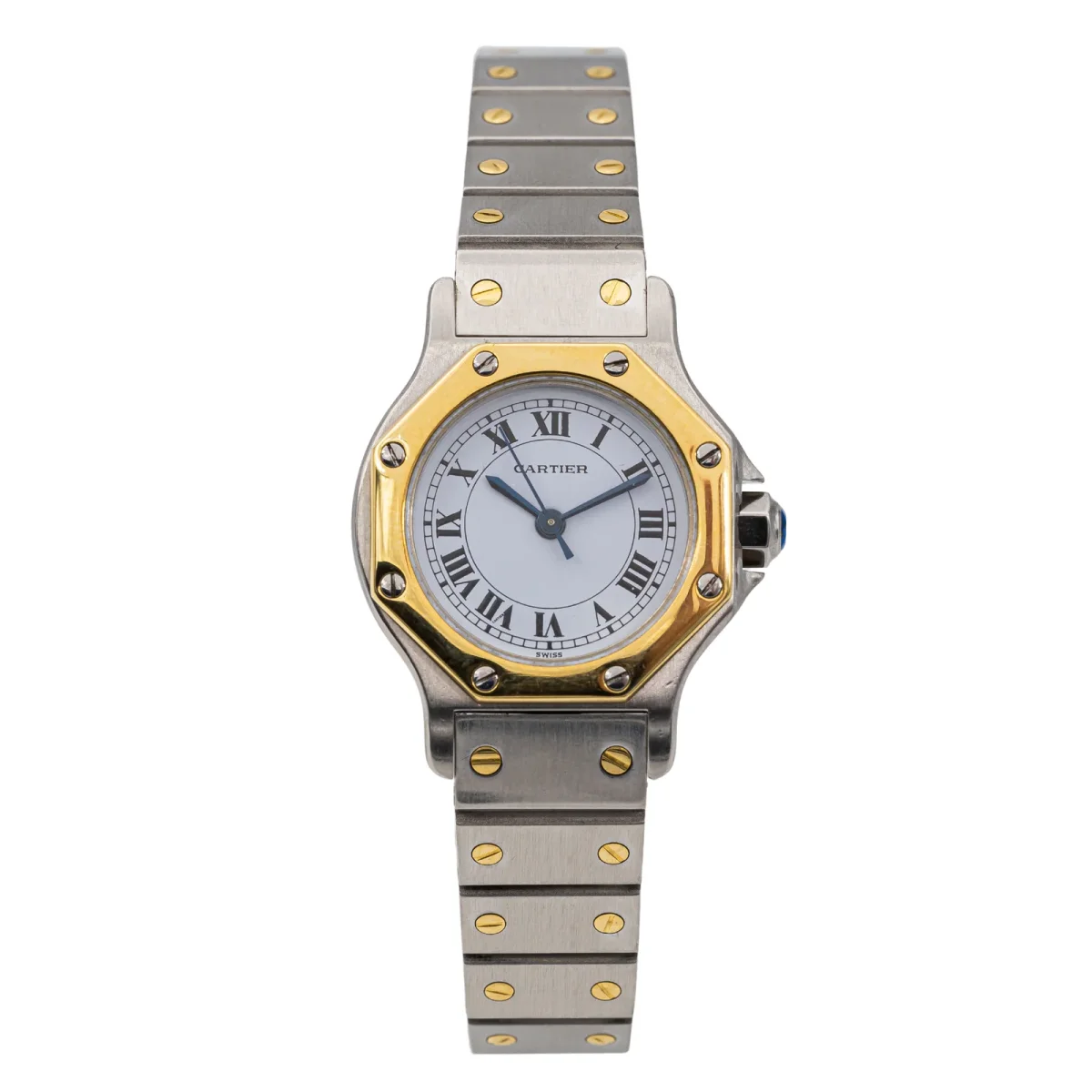 Cartier Montre Santos Acier, Or jaune – Image 2