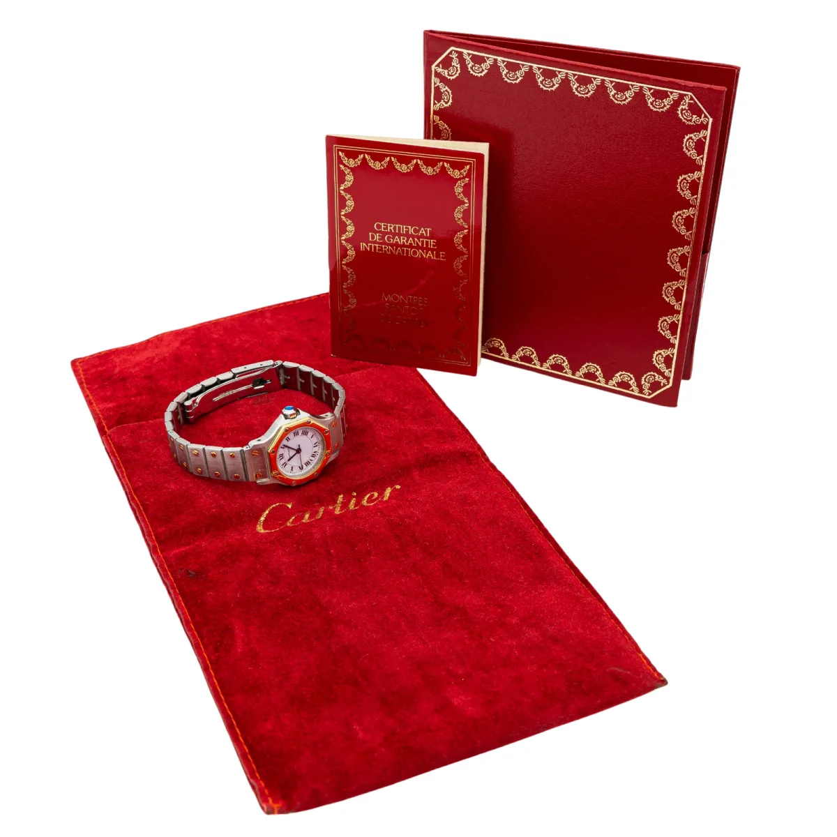 Cartier Montre Santos Acier, Or jaune – Image 4