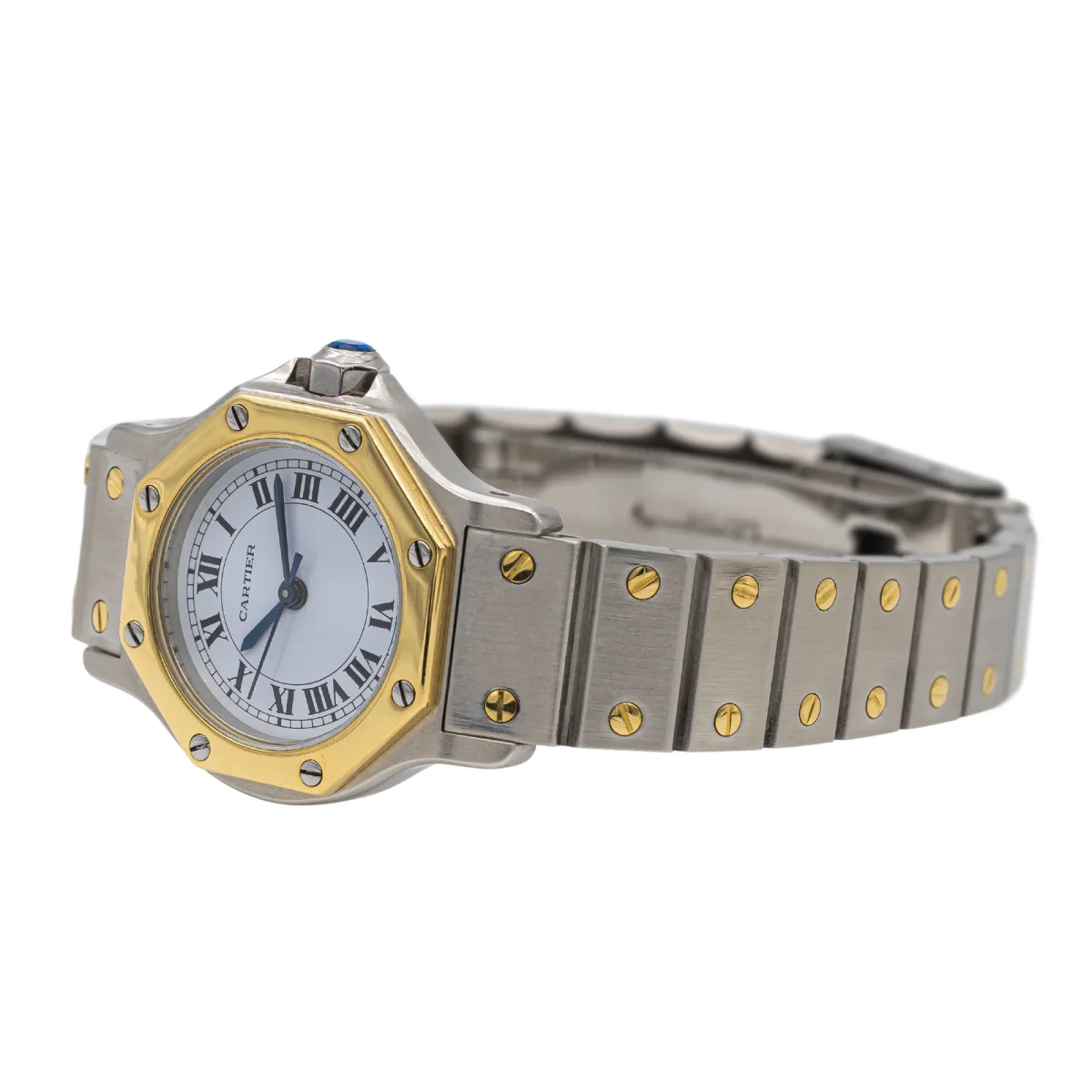 Cartier Montre Santos Acier, Or jaune – Image 6