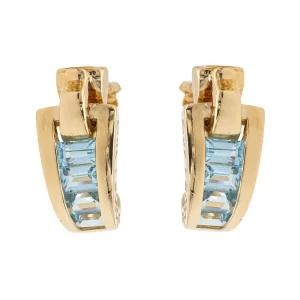 Guy laroche Boucles d'oreilles  Or jaune Topaze