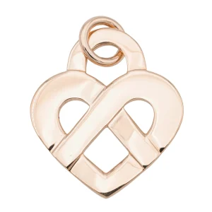 Poiray Pendentif Cœur entrelacé Or jaune