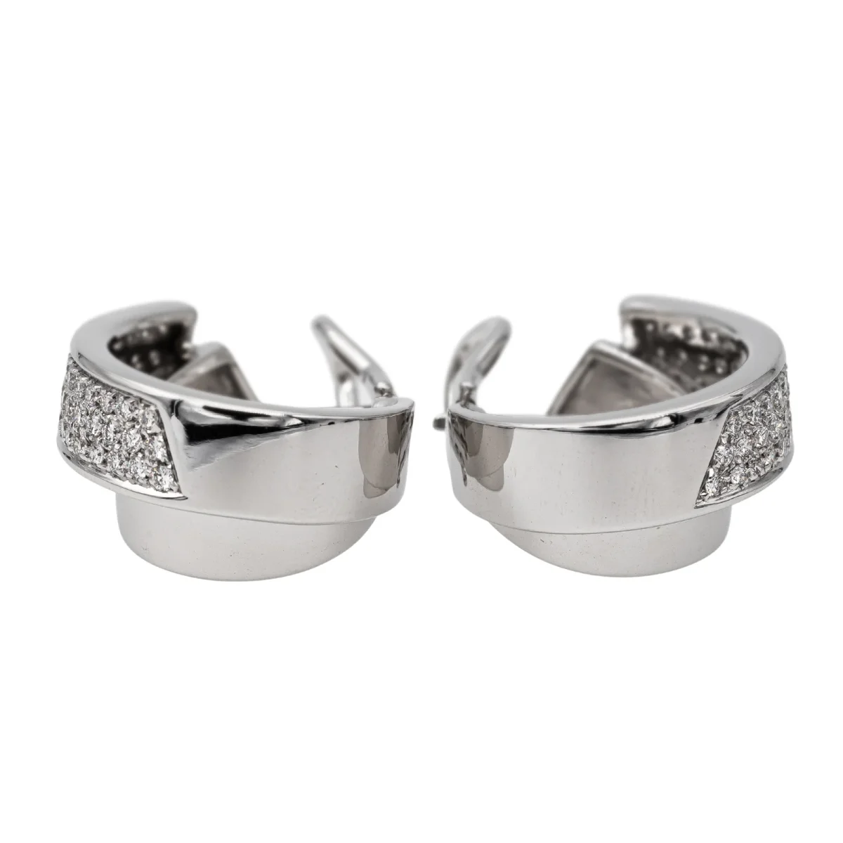 Giorgio visconti Boucles d'oreilles Or blanc Diamant – Image 7