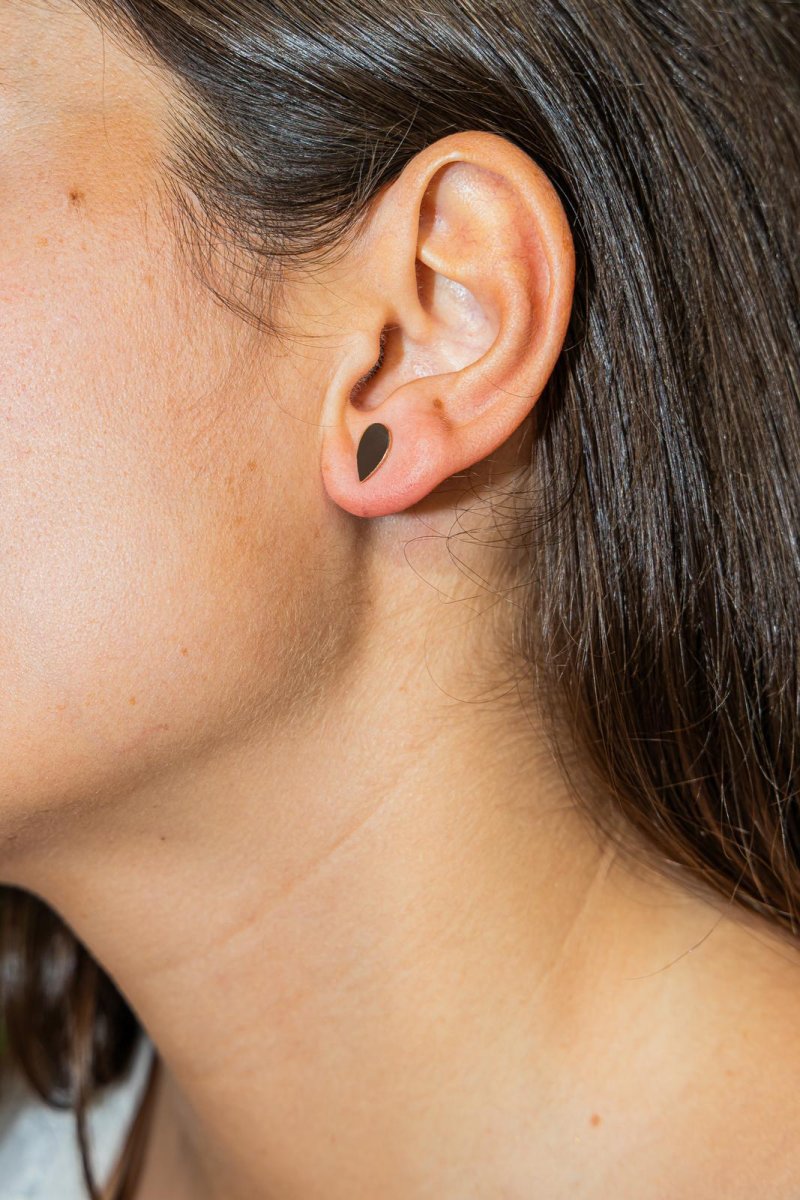 Ginette ny Boucles d'oreilles Puces Bliss Or rose – Image 3