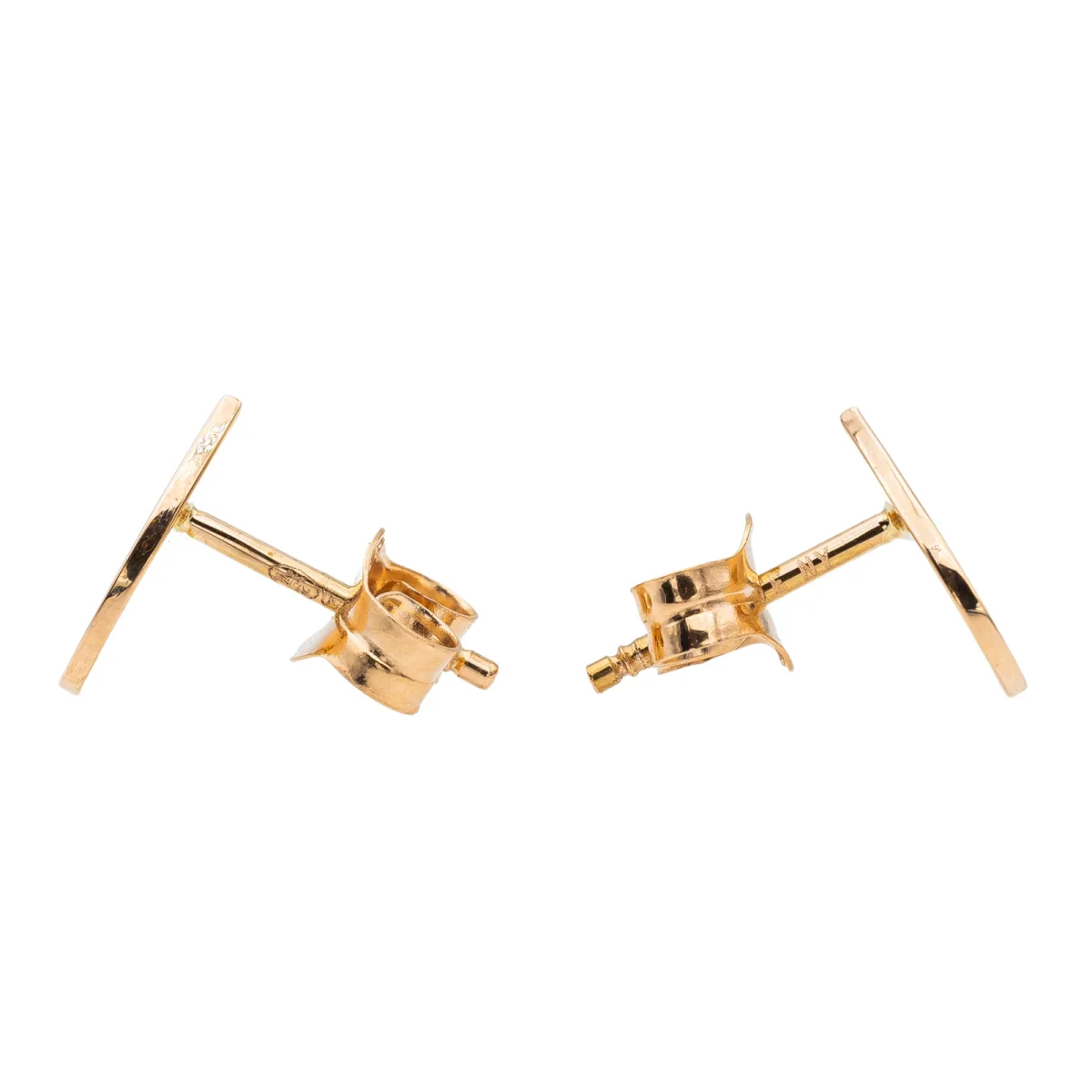 Ginette ny Boucles d'oreilles Puces Bliss Or rose – Image 5