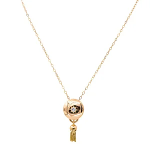 Collier Pendentif Or rose Diamant