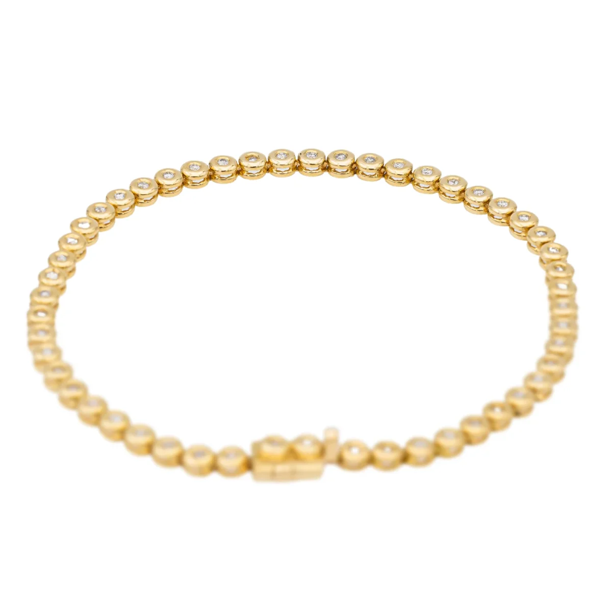 Bracelet Ligne Or jaune Diamant – Image 6