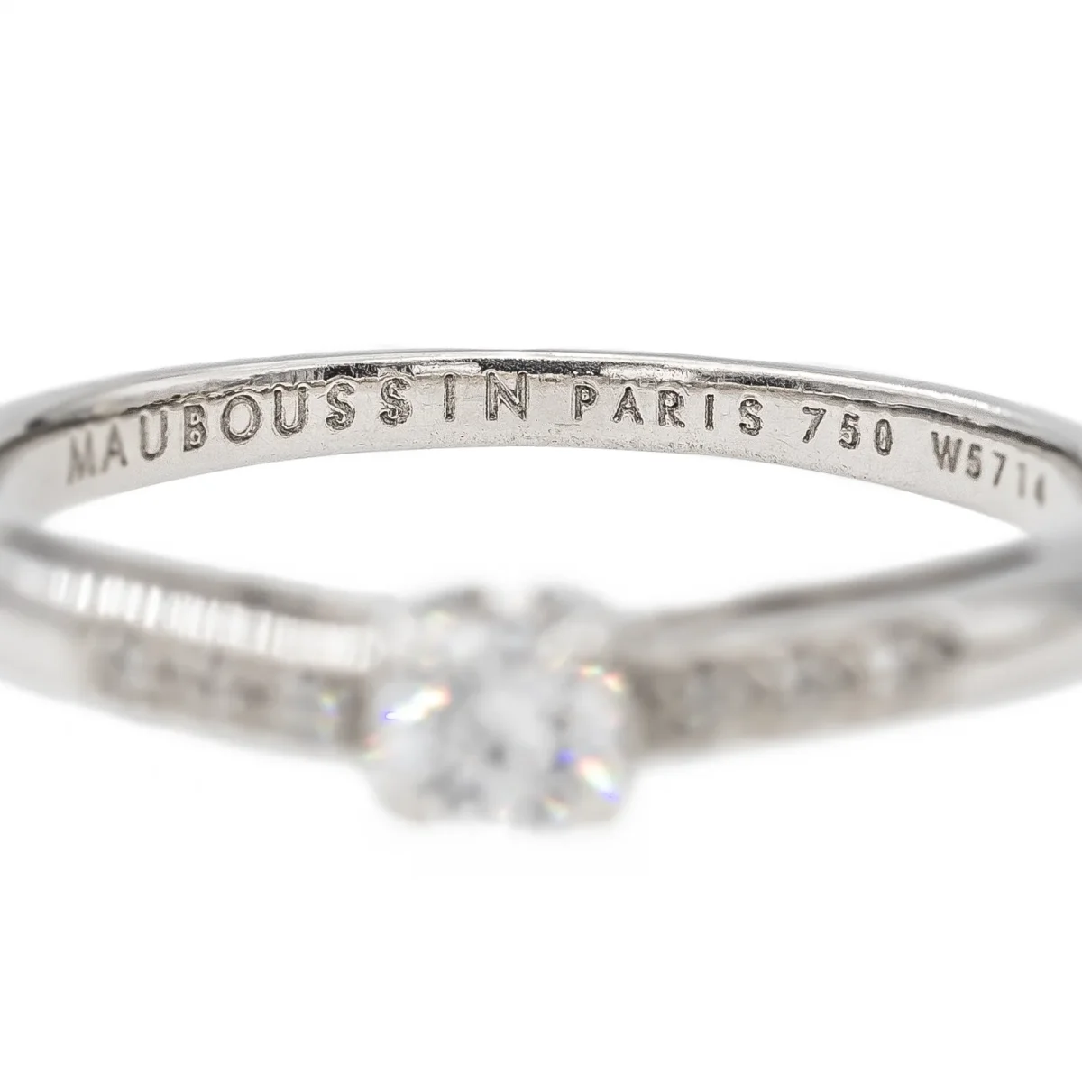 Mauboussin Bague Tu es le sel de ma vie Or blanc Diamant – Image 4