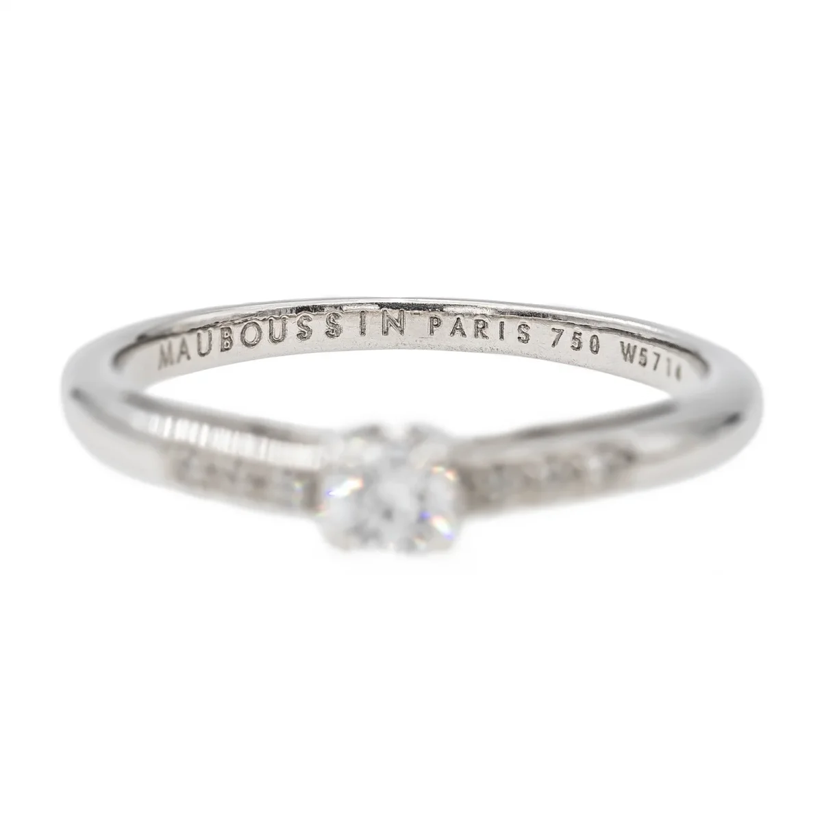 Mauboussin Bague Tu es le sel de ma vie Or blanc Diamant – Image 7