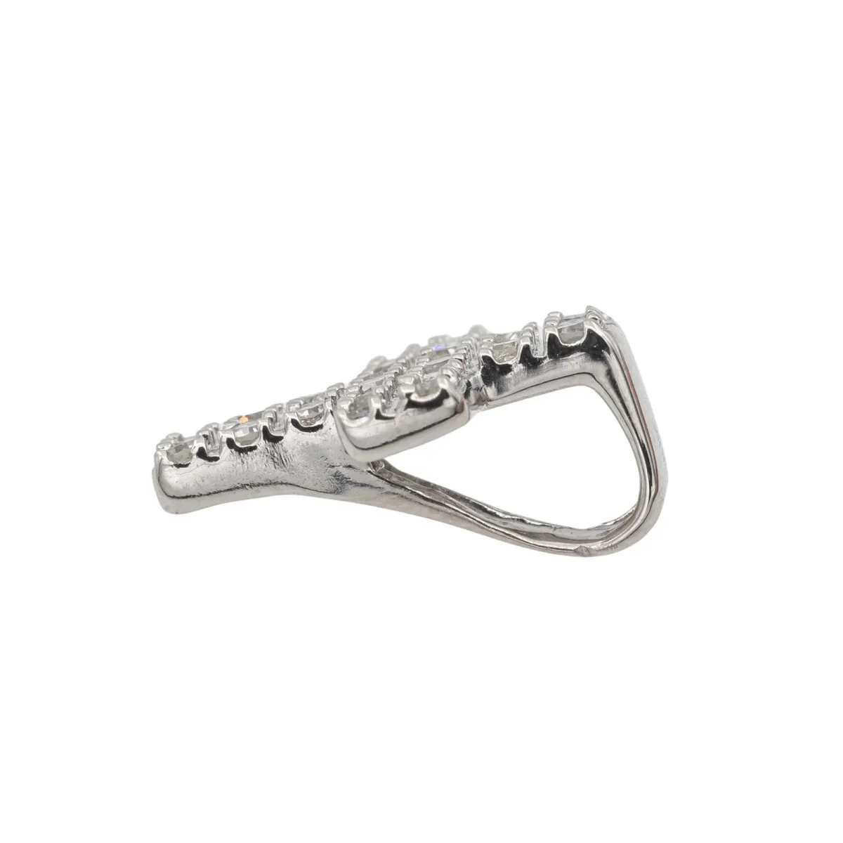 Pendentif Religieux Or blanc Diamant – Image 4