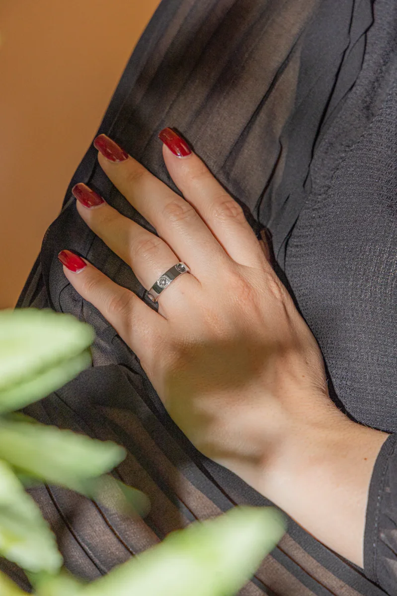 Louis vuitton Bague Alliance Or blanc – Image 3