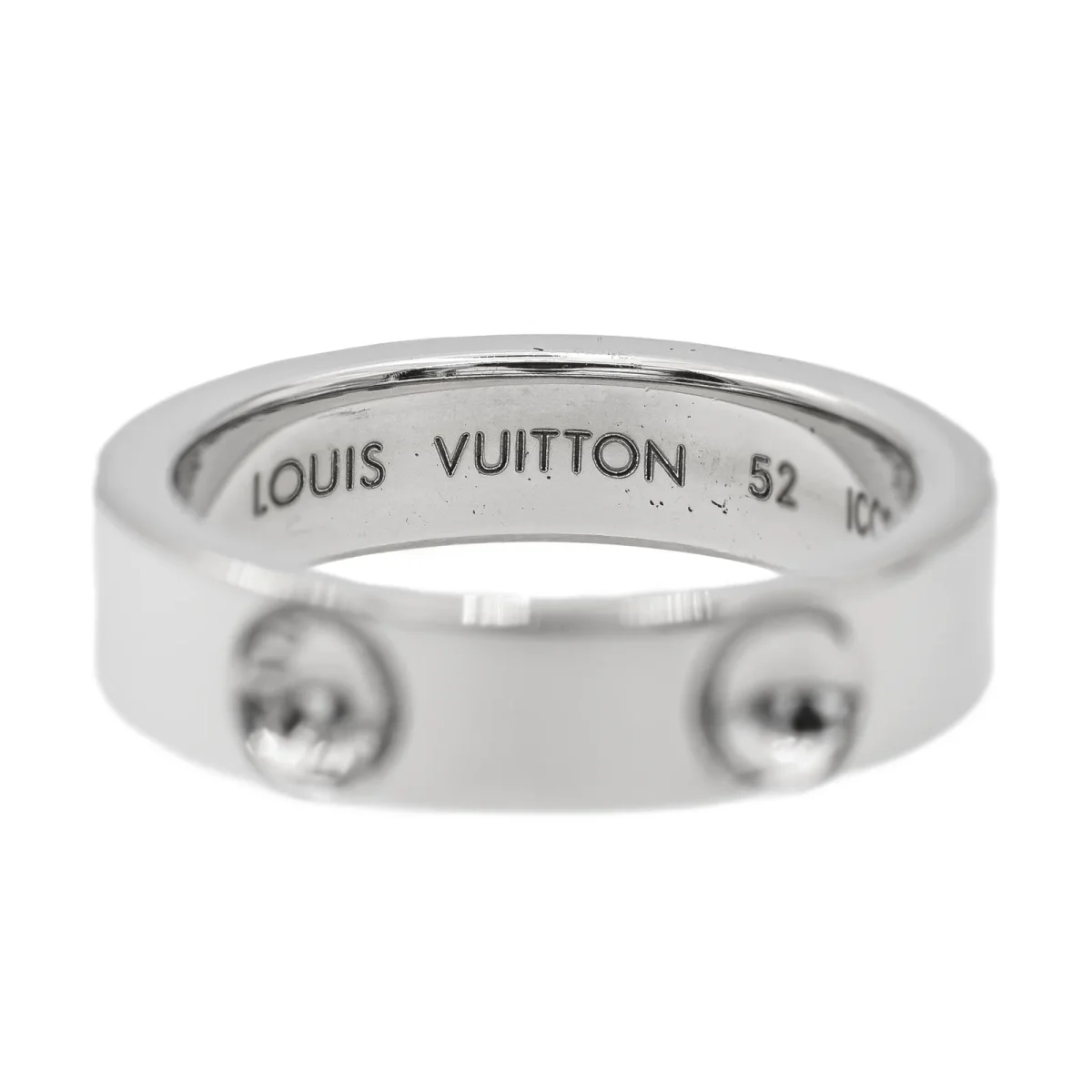 Louis vuitton Bague Alliance Or blanc – Image 6