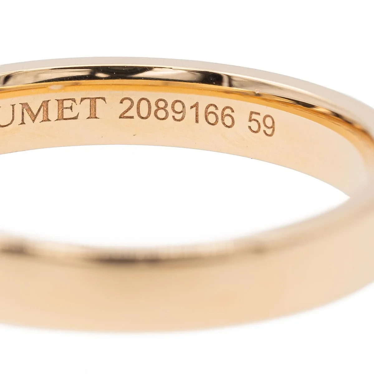 Chaumet Bague Alliance Rubans Or rose Diamant – Image 5