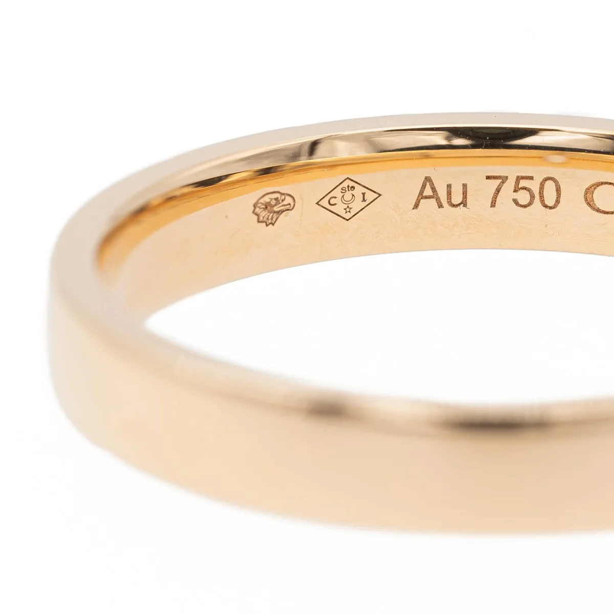 Chaumet Bague Alliance Rubans Or rose Diamant – Image 6