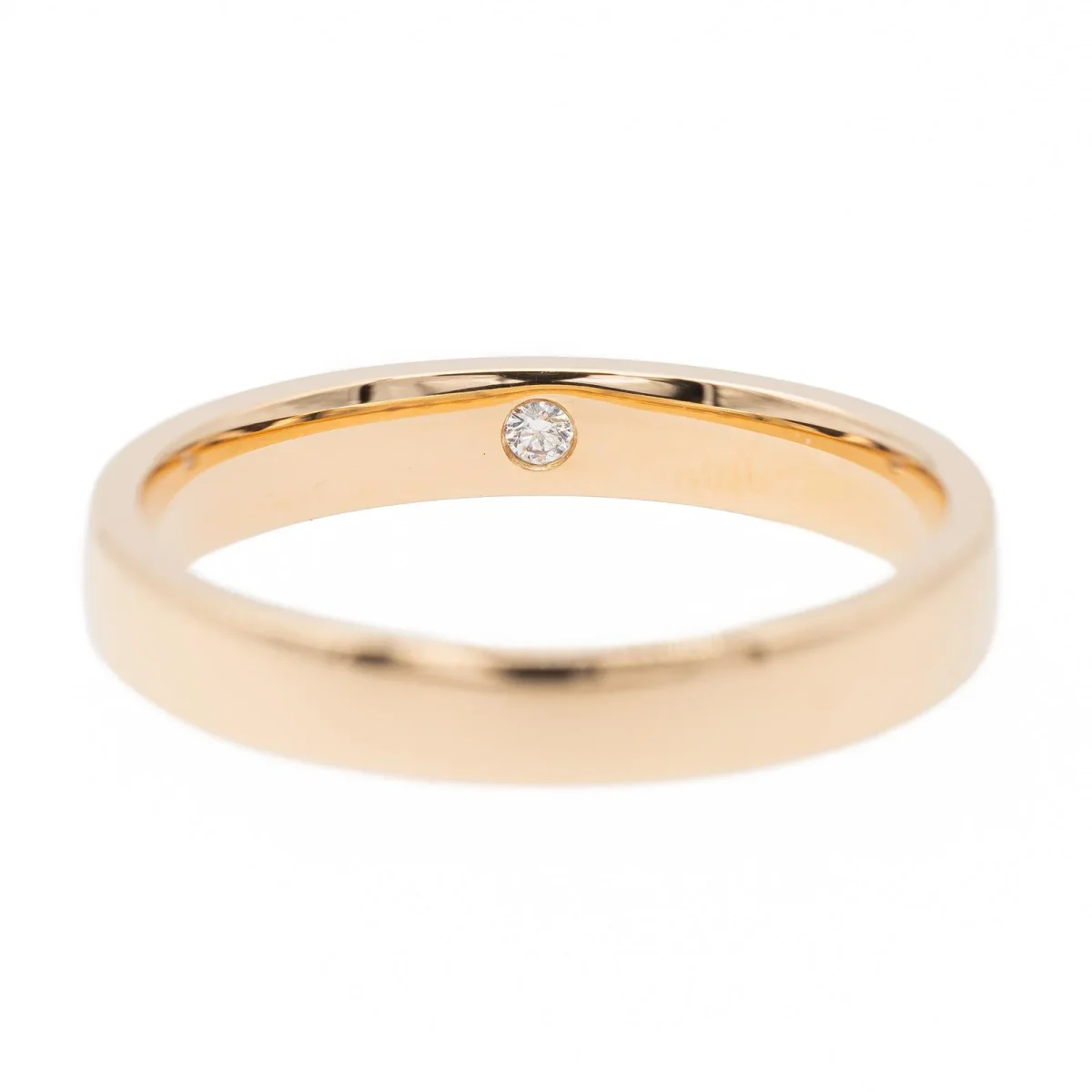 Chaumet Bague Alliance Rubans Or rose Diamant – Image 7